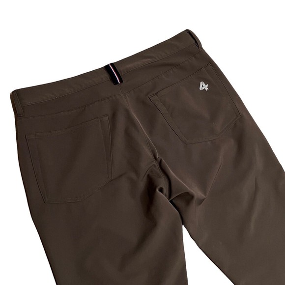 Fourlaps Pants Men’s 32x31 Green Traverse Slim Stretch 1072 Water Repellent Fall - Picture 5 of 9
